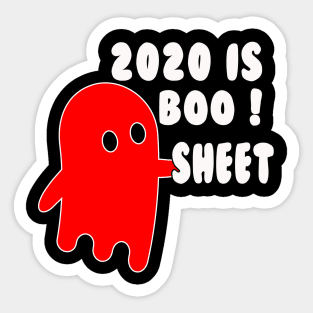 FUNNY BOO SHEET HALLOWEEN Sticker